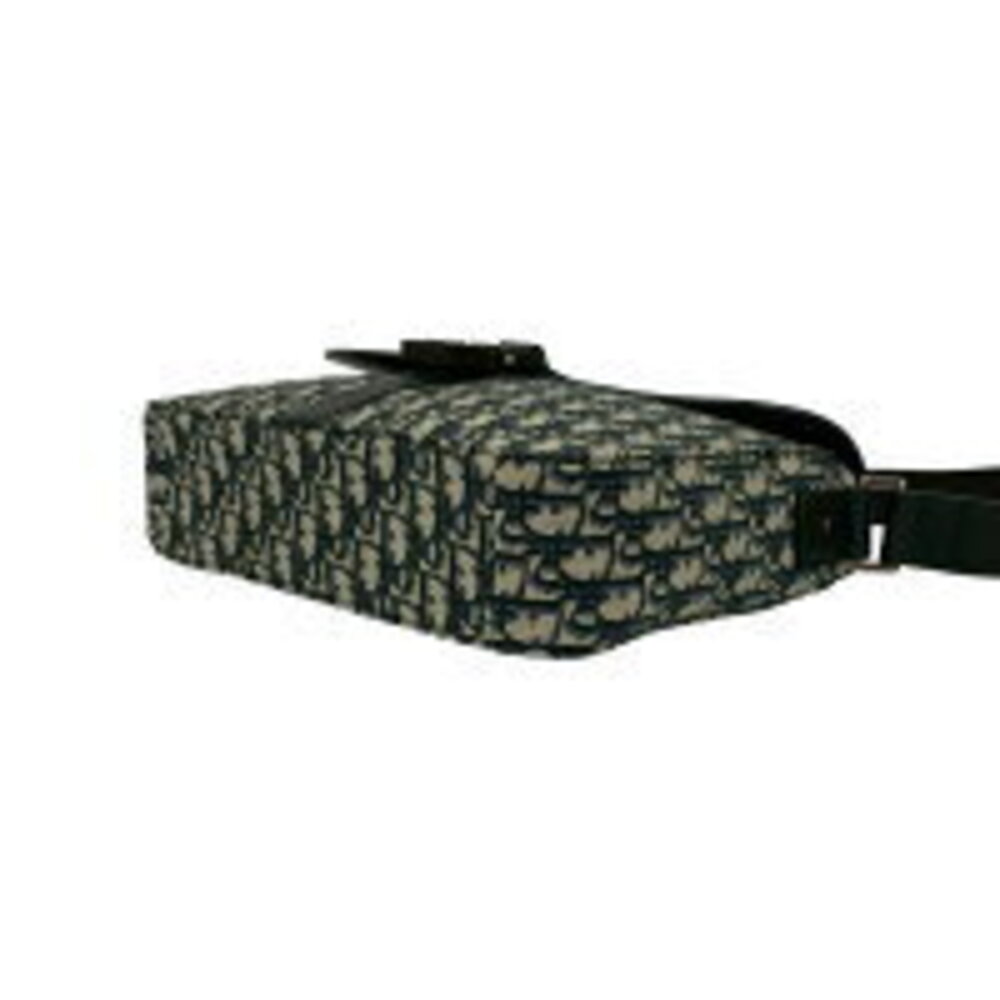 Christian Dior Saddle Messenger Bag Oblique Canvas Leather Black - Picture 8 of 8